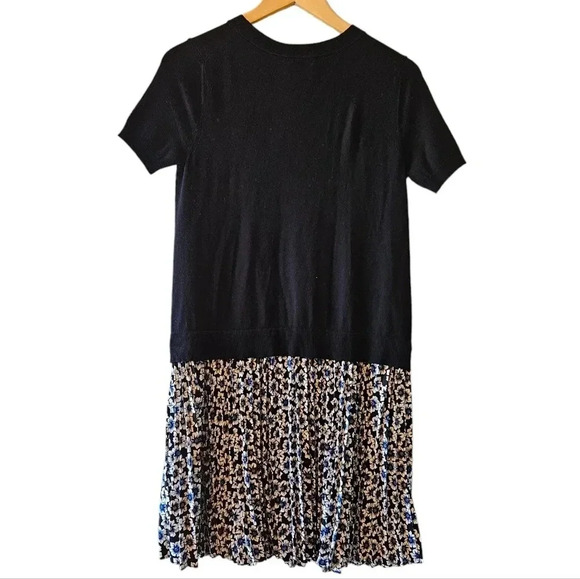 Kate Spade New York Hollyhock Pleated Floral Casual Skirt Dress in Black Size S. - Picture 8 of 16